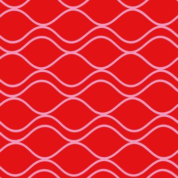 Firey red waves