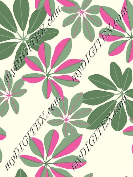 Elegant floral leaves design
