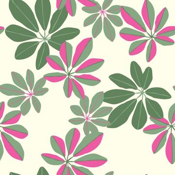 Elegant floral leaves design