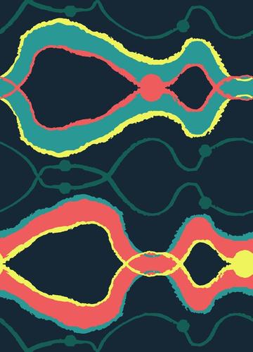 Abstract sound waves
