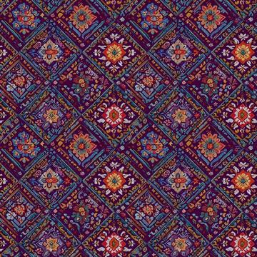 Kurdish floral pattern