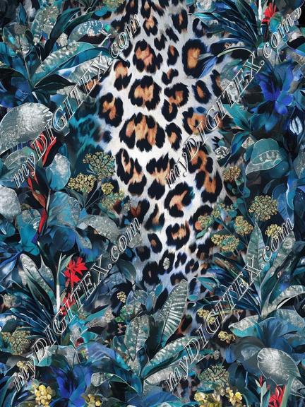 Tropical Jungle Leopard