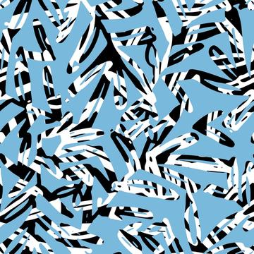 Funky zebra leaves
