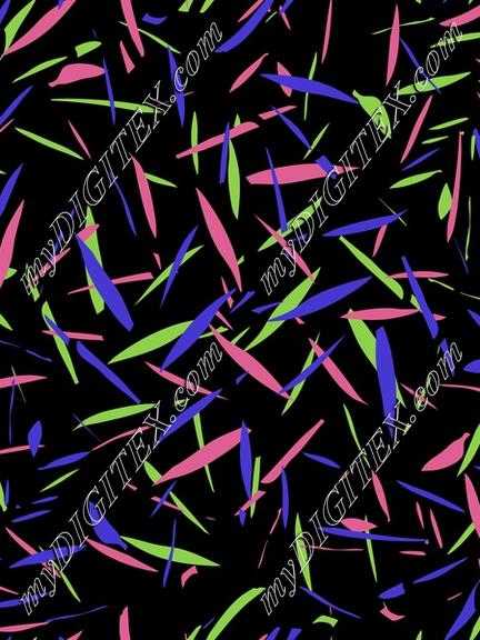 Neon leaves confetti