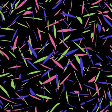 Neon leaves confetti