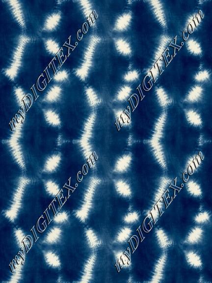 Indigo Shibori Tie