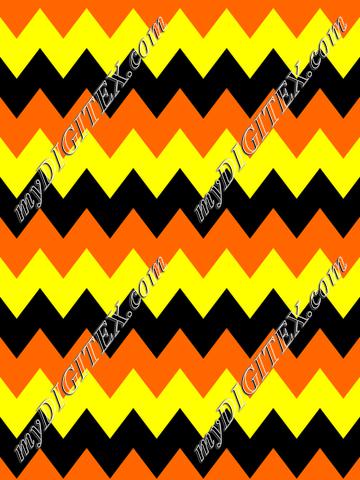 Pumpkin Chevron