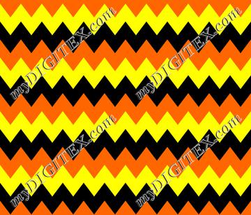 Pumpkin Chevron