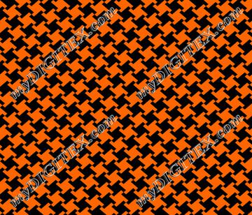 Pumpkin Houndstooth