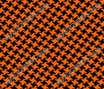 Pumpkin Houndstooth