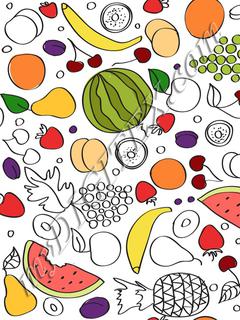 Doodle fruits