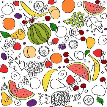 Doodle fruits