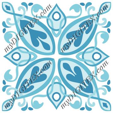 Vale Tile Blue
