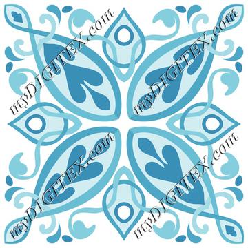 Vale Tile Blue