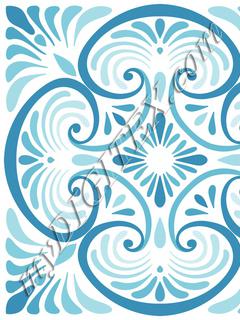 Deco Tile Blue