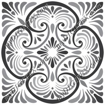 Deco Tile Black