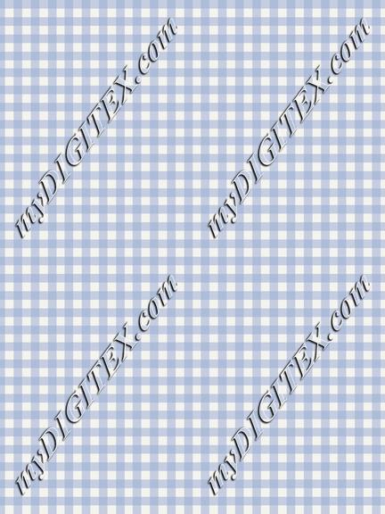 Pastel Blue Gingham Print 0.5cm wide check stripe