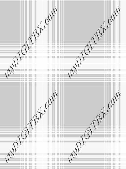 Grey Plaid Check Print_15cm check scale_Pastel Grey