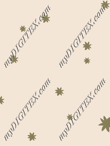 Sage Star on Cream
