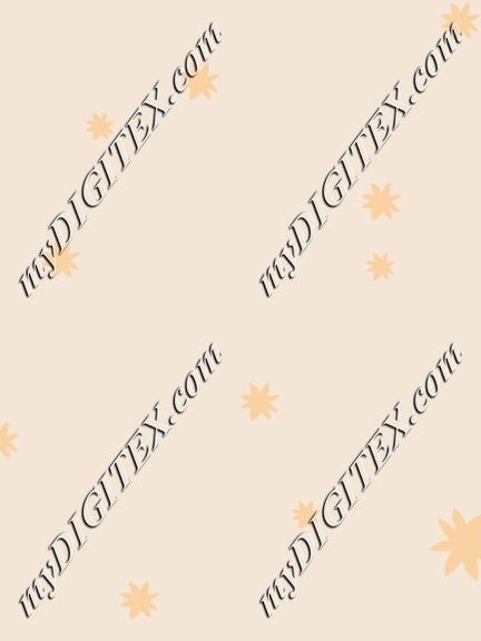 Peach star on cream blender