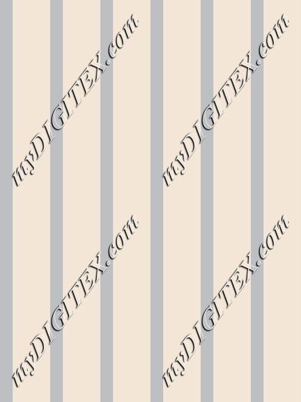 Stripe Blue Gray on Cream Tan