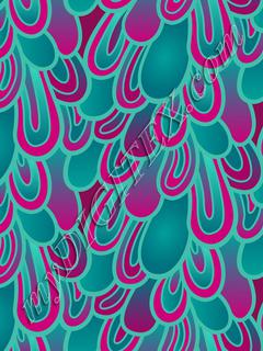 Looping Geometric - Magenta & Cyan