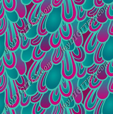 Looping Geometric - Magenta & Cyan