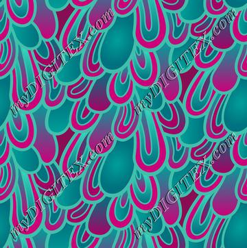 Looping Geometric - Magenta & Cyan