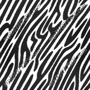 Zebra Stripes - Jagged Textured