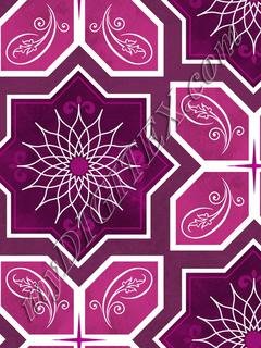 Geometric Tile - Amethyst