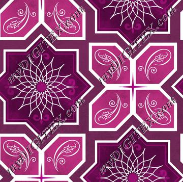 Geometric Tile - Amethyst