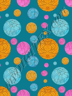 Mandala Polkadots - Turquoise