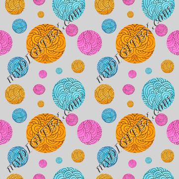 Mandala Polkadots - Light Grey