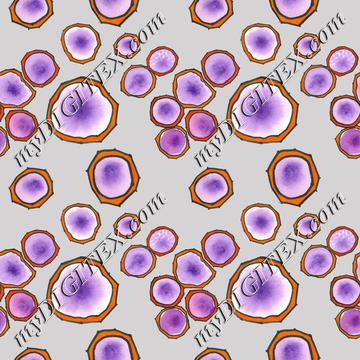 Purple Mekko - Light Grey