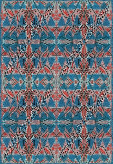 textured twos blue coral