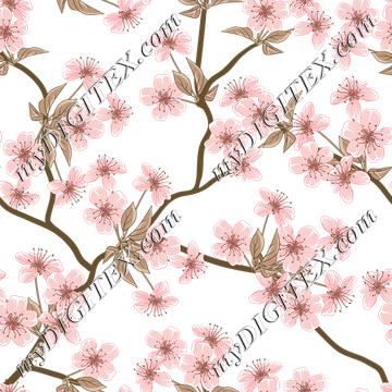 Cherry Blossoms (on white)