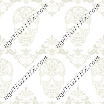 Skull Damask