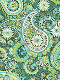 Green Paisley