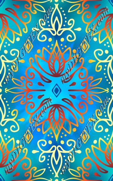 Lotus Deco - Hot Blue
