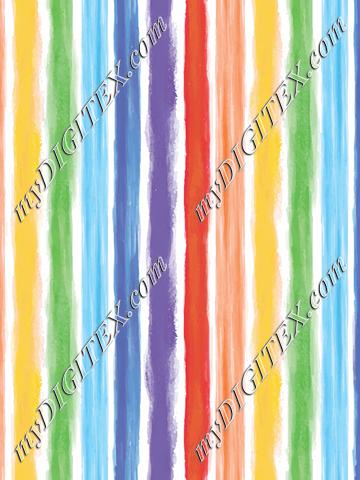 Rainbow Watercolor Stripes