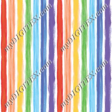 Rainbow Watercolor Stripes