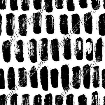 Modern ink brush pattern