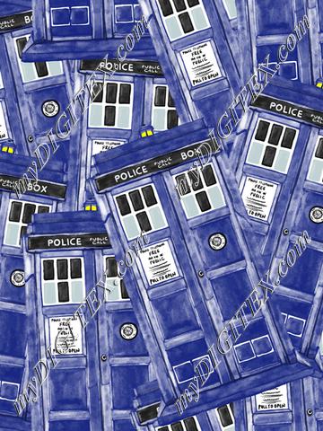 Police Box Watercolor