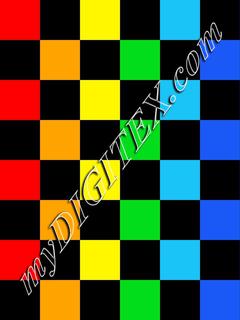 Rainbow Checkerboard