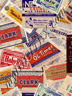 Vintage Candy Wrappers