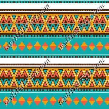 Tribal design in retro colors