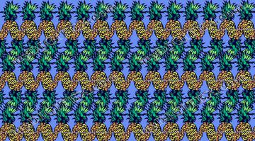 blue pineapples