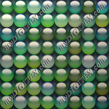 Green transparent balls