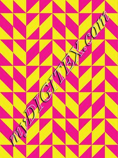 Pink and yellow shapes pattern