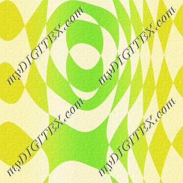 Green shapes canvas